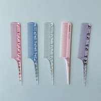 산리오 미니 일자 앞머리 꼬리빗 휴대용 5종