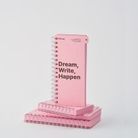 Pink Log 스프링 무선 노트