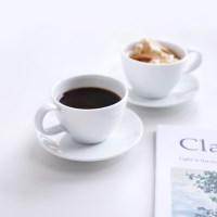 늘 설화 국산 물레 백자 도자기 에스프레소잔 세트 100ml