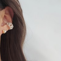 여성 데일리 악세 진주 귀걸이 디펄세줄