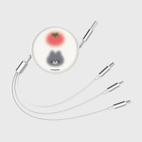 tomato hey cat [릴 타입 충전 케이블]