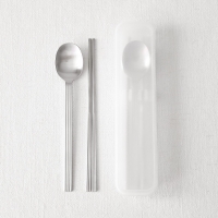 카모메키친 플리츠 올스텐 수저세트 + 어덜트 수저케이스