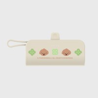 brown lucky puppy pattern [도킹형 보조배터리]