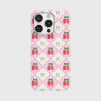 cherry gummy checkerboard [하드 폰케이스]