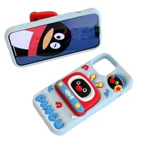 귀여운 입체 펭귄 아이폰 캐릭터 케이스