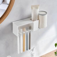 레토 무타공 칫솔꽂이 칫솔거치대 5구 칫솔걸이 치약 면도기