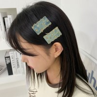 빈지티 데님 스타 헤어핀