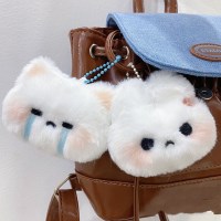 토냥이 인형 키링 우는 고양이 화난 토끼 미니인형 키홀더
