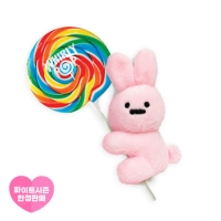 ♡한정♡ 휘리팝42g(레인보우)+동물모양집게인형(택1)