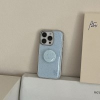 [mm] sand pattern 디자인 [실버 에폭시 범퍼케이스]