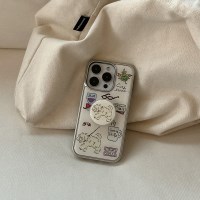 cozy drawing pattern 디자인 [실버 에폭시 범퍼케이스]