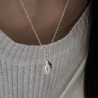 SILVER BELL NECKLACE