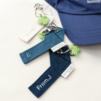 ver.1 Letter 키링 백참 (9color)