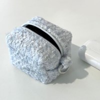 [OIA] Mini pouch - tweed sky