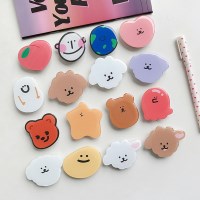 스마트톡 그립 부착 거치대 감성 핸드폰 톡 에폭시 귀여운 홀더