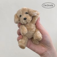 귀여운 강아지 동물 아기 골든 리트리버 인형 키링