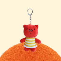 포피 여름 스트라이프 키링