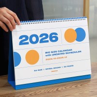 2026 기본 대형 B4 탁상달력 데스크테리어 회사 파티션 업무용 캘린
