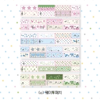 [웨이투페치] 미니 마스킹 블록 은박 키스컷 (3종 선택)