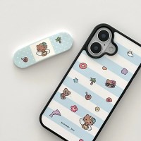 리아리 슬림 핑거 그립 스마트폰 스트랩 스마트링 푸쉬톡