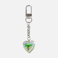 Heart Locket key Holder_Palm Tree