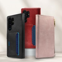 하이온 갤럭시 퀀텀6 케이스 가더 파치오 지퍼형 가죽 다이어리 A566