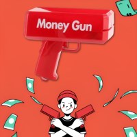 머니건 돈다발 생일 용돈박스 파티용품 돈쏘는총 용돈건 돈다발총