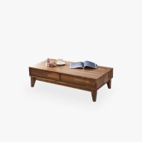 아도라퍼니처 M1 비앙카 멀바우 원목 1150 수납 소파테이블