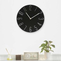 북유럽 무소음 벽시계블랙 안방 침실 사무실벽시계 DT1318957