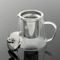 다향 내열 유리 티포트 차주전자 차우리기 티팟 450ml