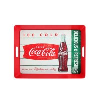 코카콜라 A4 사이즈 핸들 틴쟁반C85650