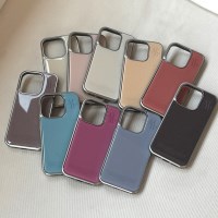 [mm] soft cream 무지 디자인 [실버 맥세이프 범퍼케이스]