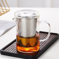 유리 티컵 스테인리스 차망 티머그컵