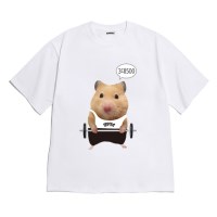 [반팔티셔츠 대왕햄]오버핏 여름티 홈웨어 잠옷 커플티 우정티 웃긴