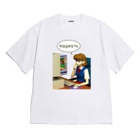 [반팔티셔츠 빡친직장인]오버핏 여름티 홈웨어 잠옷 커플티 우정티 