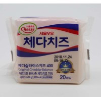 진한 체다치즈 20매 400g