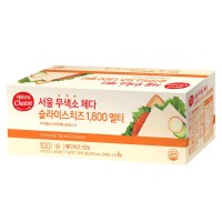 체다치즈 슬라이스 냉장 25매 x 4입
