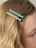 beads flower garden hair pin (2colors)