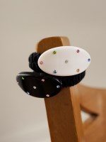cubic oval hair strap (2colors)