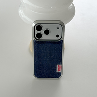 데님 컬러 라벨 [실버 맥세이프 범퍼케이스]