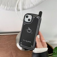 [맥세이프 선택] 블랙 스케치 안테나 폰케이스