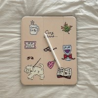 cozy drawing pattern 디자인 [아이패드 케이스]