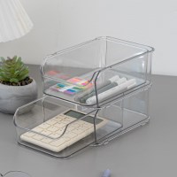 롬에이 디코 투명 슬라이드 수납함 미니 서랍형 정리함