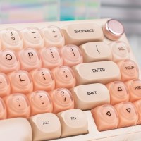 여성용 예쁜 PBT 기계식 키보드 키캡 135키