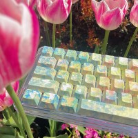 예쁜 기계식 키보드 키캡 PBT 플라워 나비 130키