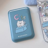 꼬리 박스캣 맥세이프 카드케이스 카드지갑