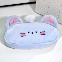 토요 귀여운 햄스터 봉제 털 필통 파우치