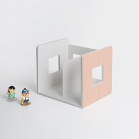 히키스 데스크테리어 책상 테이블 심플 2칸 미니 책꽂이 공부방