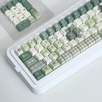 영문각인 여성용 키캡 기계식 키보드 PBT 131키