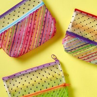 Rainbow 3Layer mesh pouch(3colors)  삼중메쉬파우치